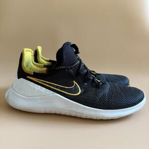 Nike Free Womens Size 8.5 TR 8 Pittsburgh Steelers Black Running Shoes Sneakers